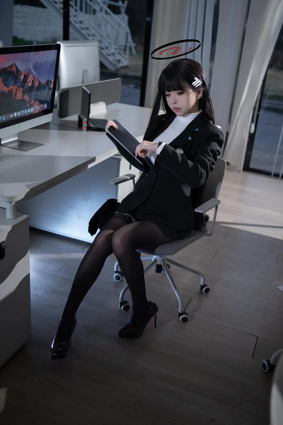 矢量鱼 - No.017 蔚蓝档案·调月莉音 [36P-191MB] tg@simisebaisi 【丝足阁】022.webp